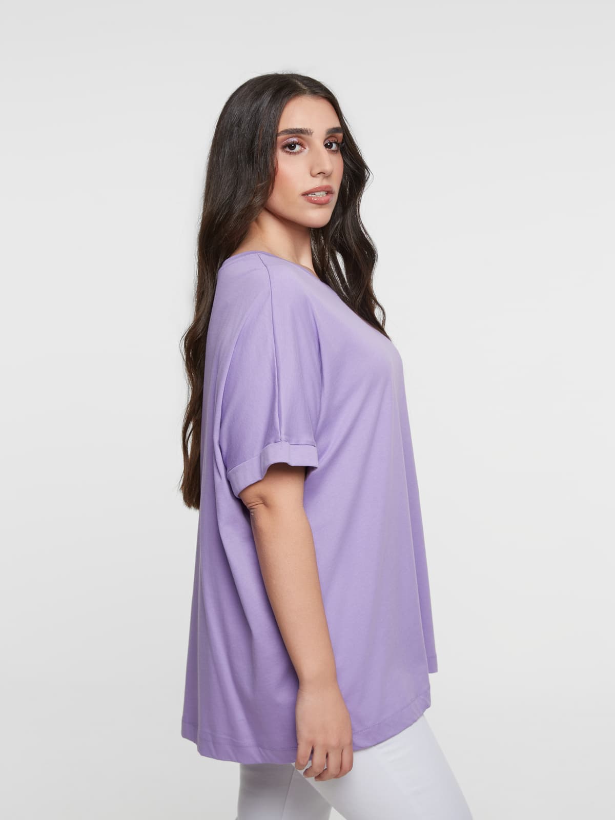 Women's T-Shirts Mat Fashion Purple
