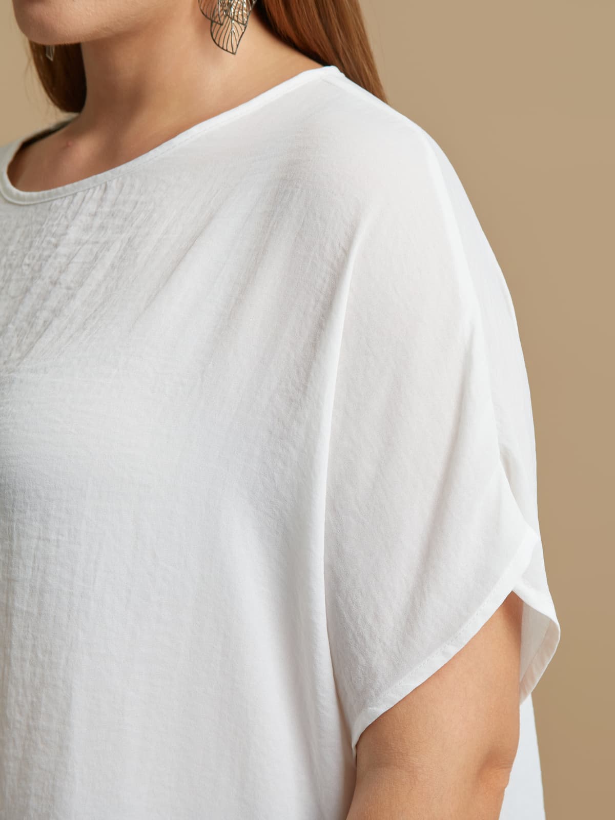 Women's T-Shirts Mat Fashion Beige