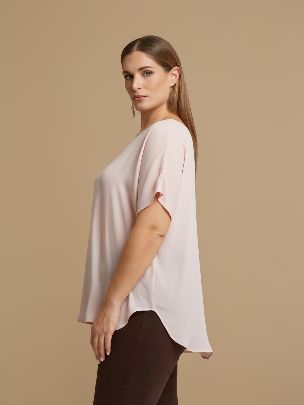 Women's T-Shirts Mat Fashion Pink