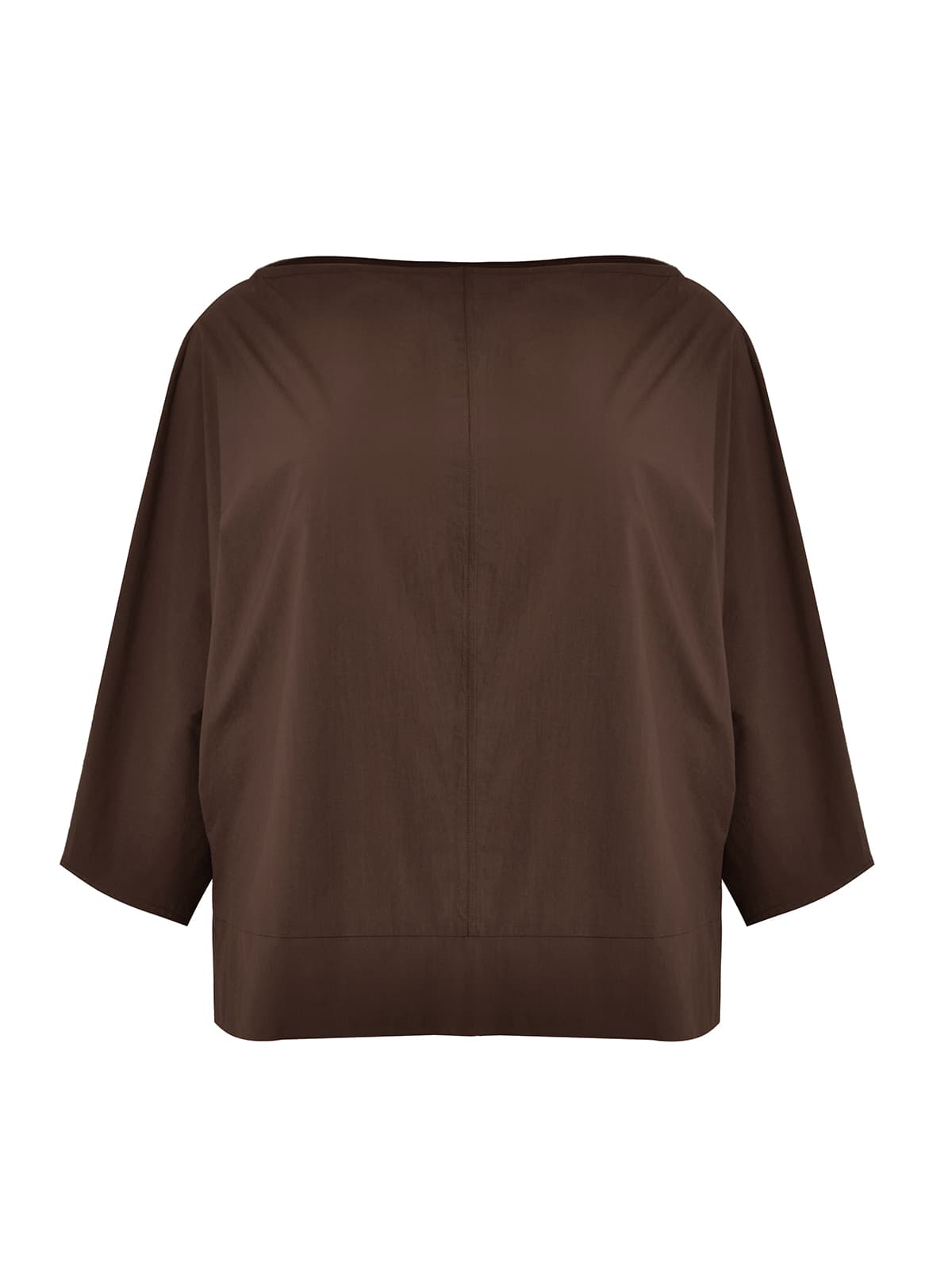 Structured βαμβακερή μπλούζα