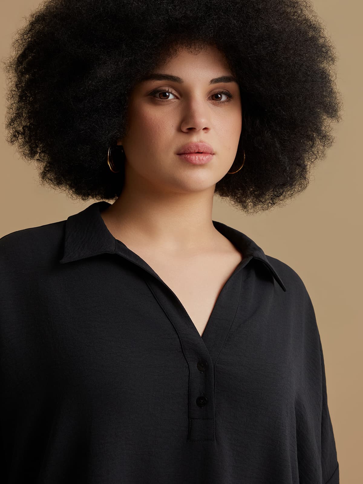 Women's T-Shirts Mat Fashion Black