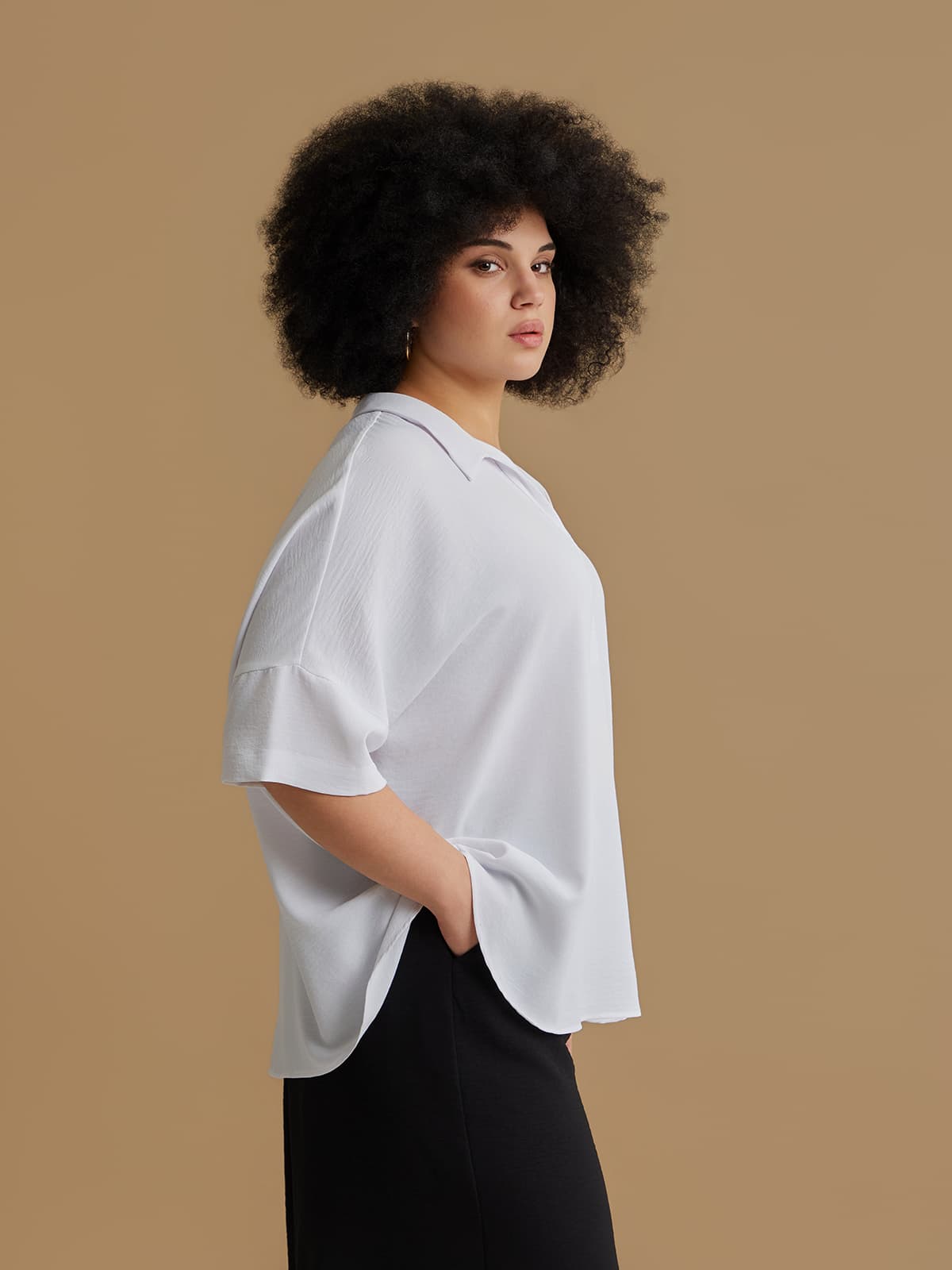 Women's T-Shirts Mat Fashion White