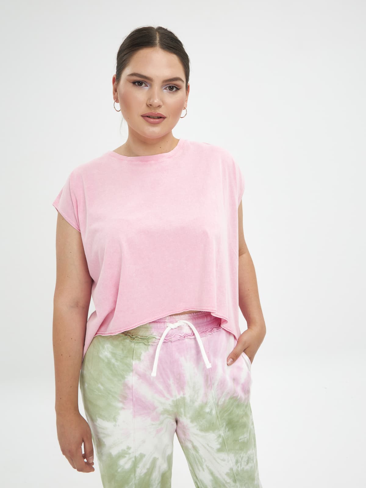 Women's T-Shirts Mat Fashion Pink