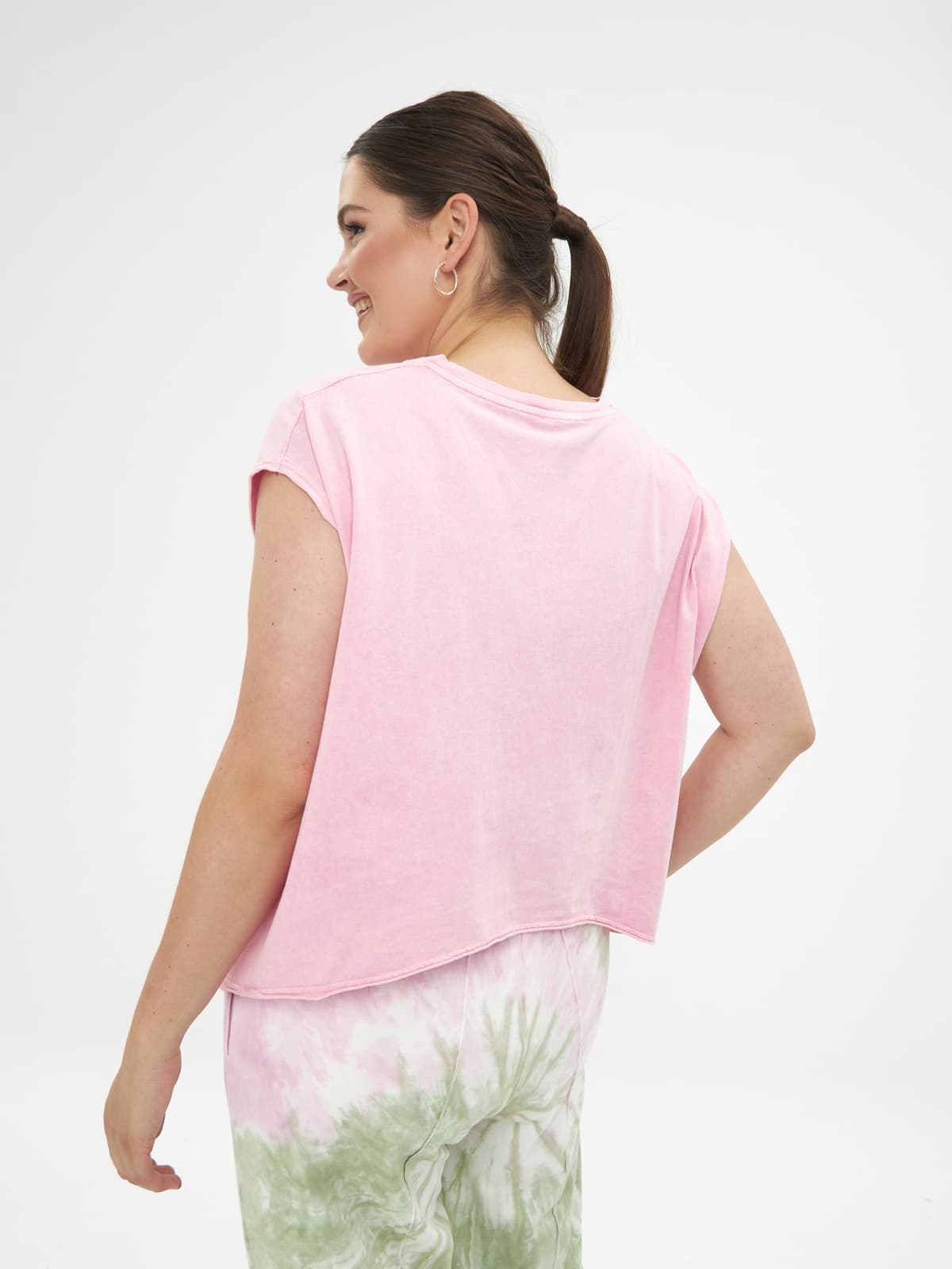 Women's T-Shirts Mat Fashion Pink