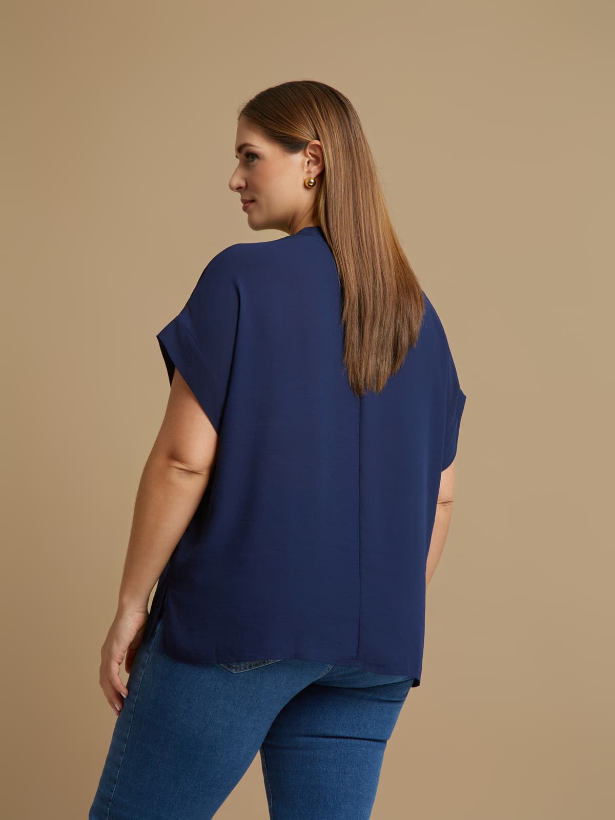 Women's T-Shirts Mat Fashion Blue