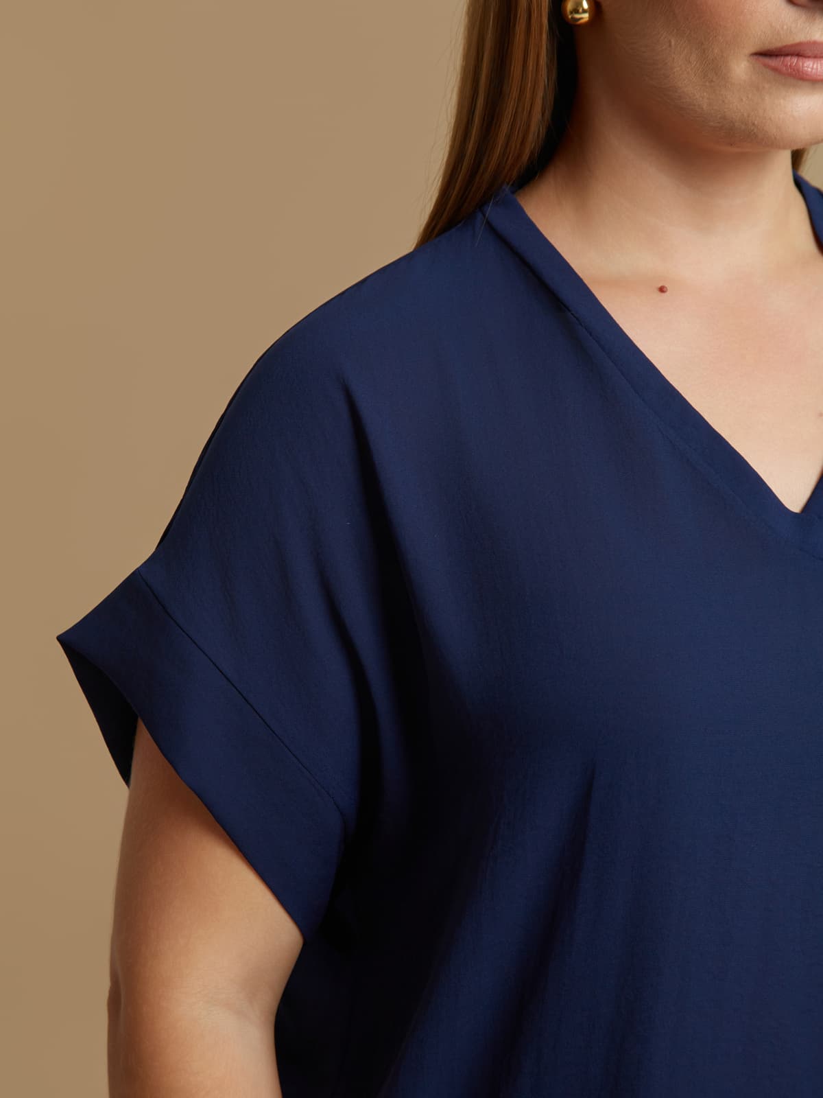 Women's T-Shirts Mat Fashion Blue