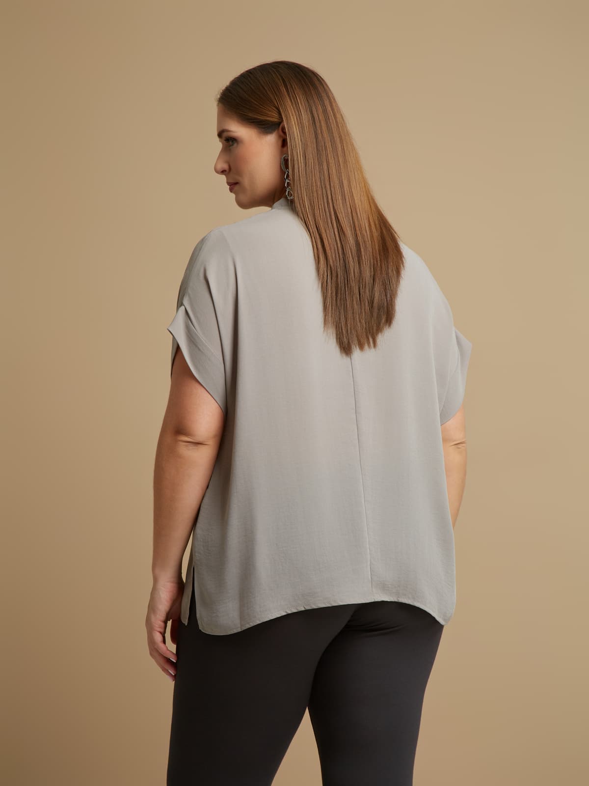 Women's T-Shirts Mat Fashion Beige