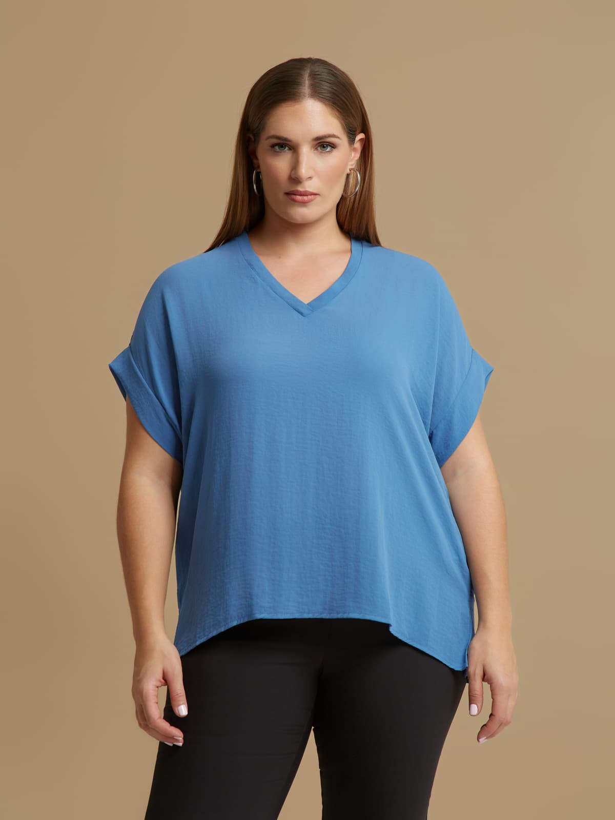 Women's T-Shirts Mat Fashion Blue
