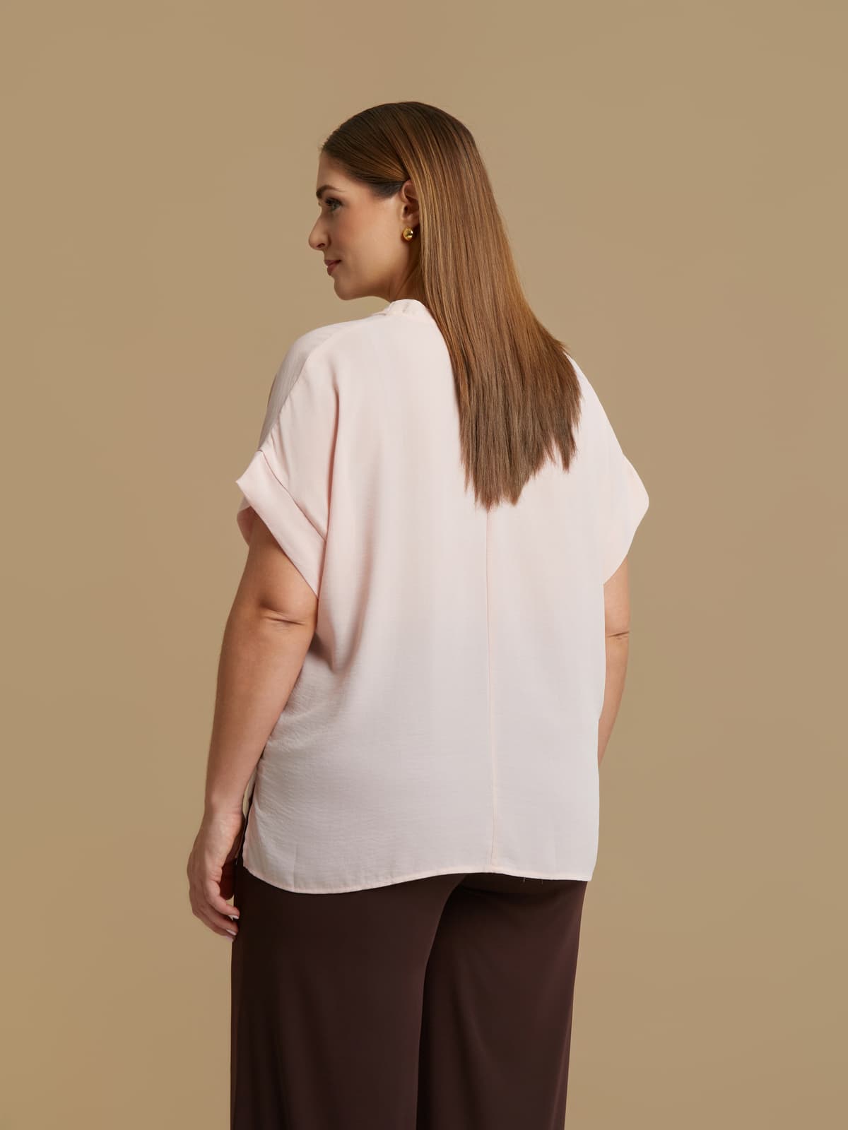 Women's Blouses Mat Fashion Pink