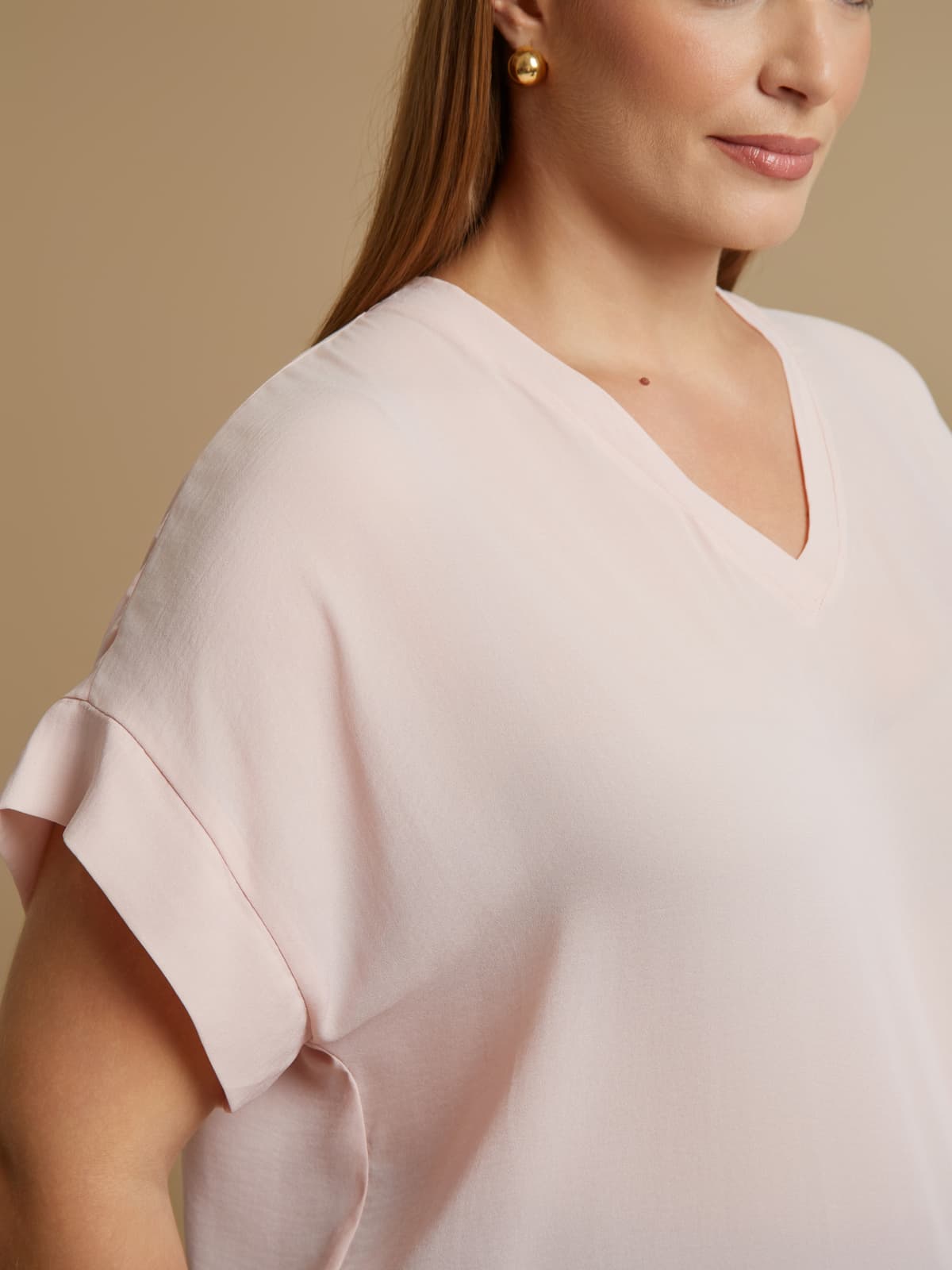 Women's Blouses Mat Fashion Pink