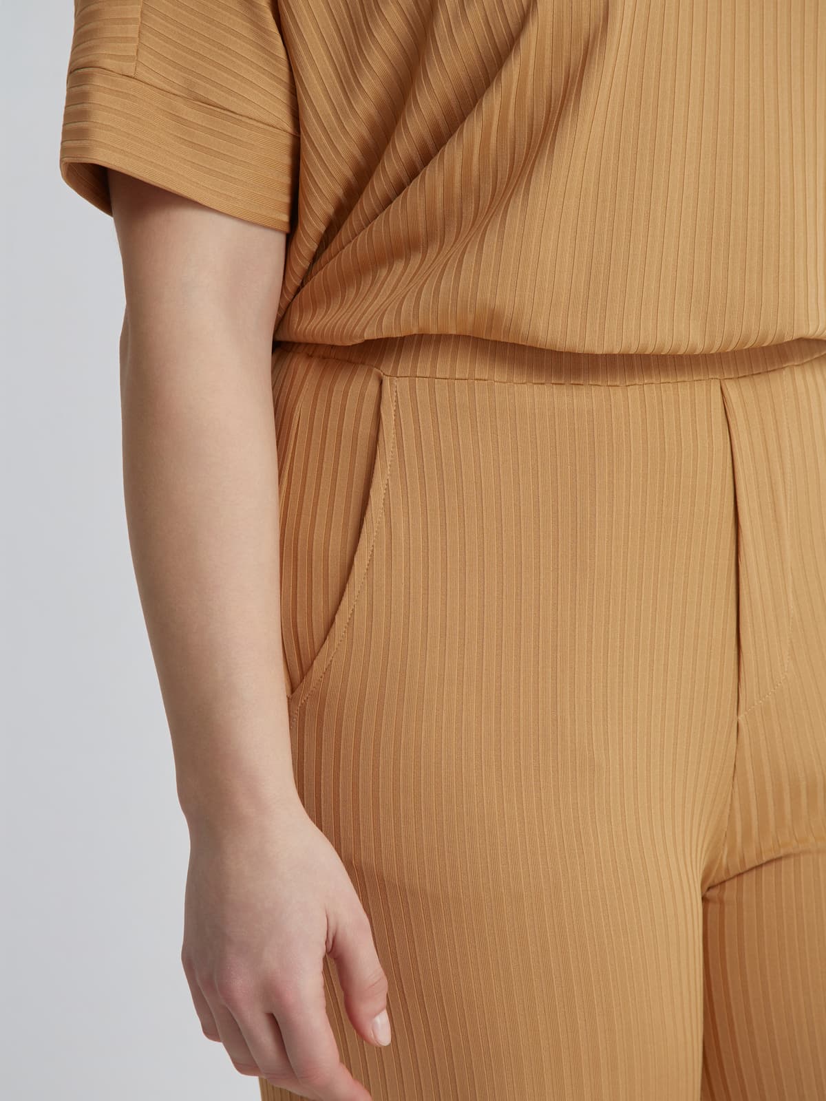 Women's Pants Mat Fashion Beige