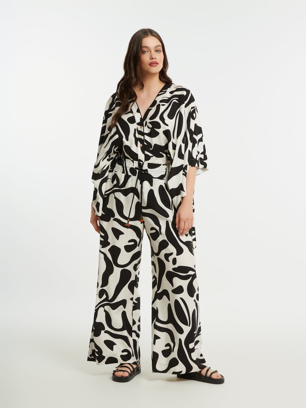 Women's Pants Mat Fashion Black