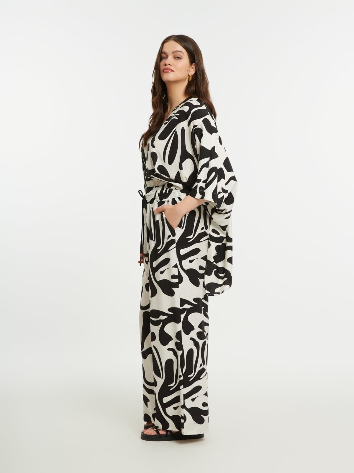 Women's Pants Mat Fashion Black