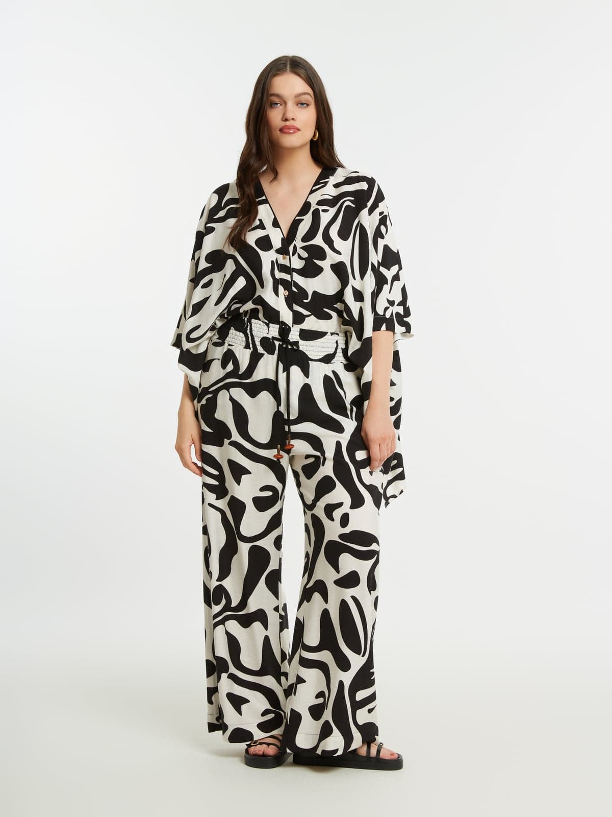 Women's Pants Mat Fashion Black