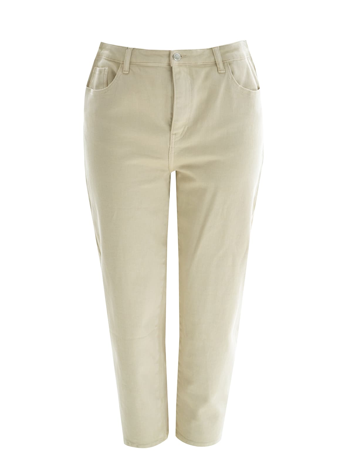 Women's Jeans Mat Fashion Beige