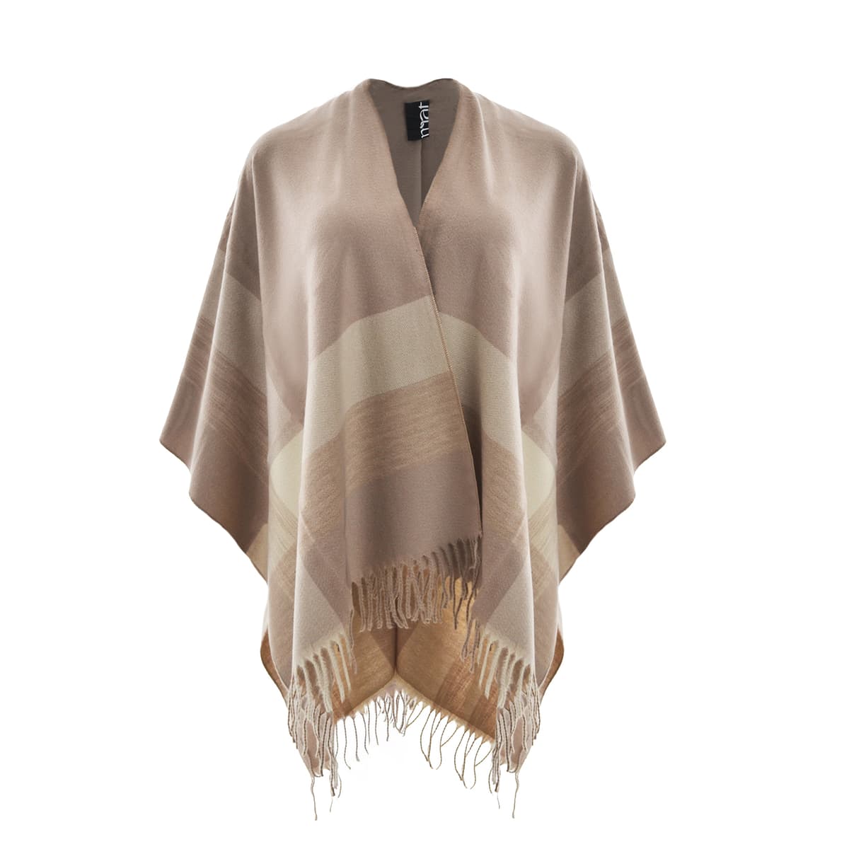 Women's Ponchos Mat Fashion Beige