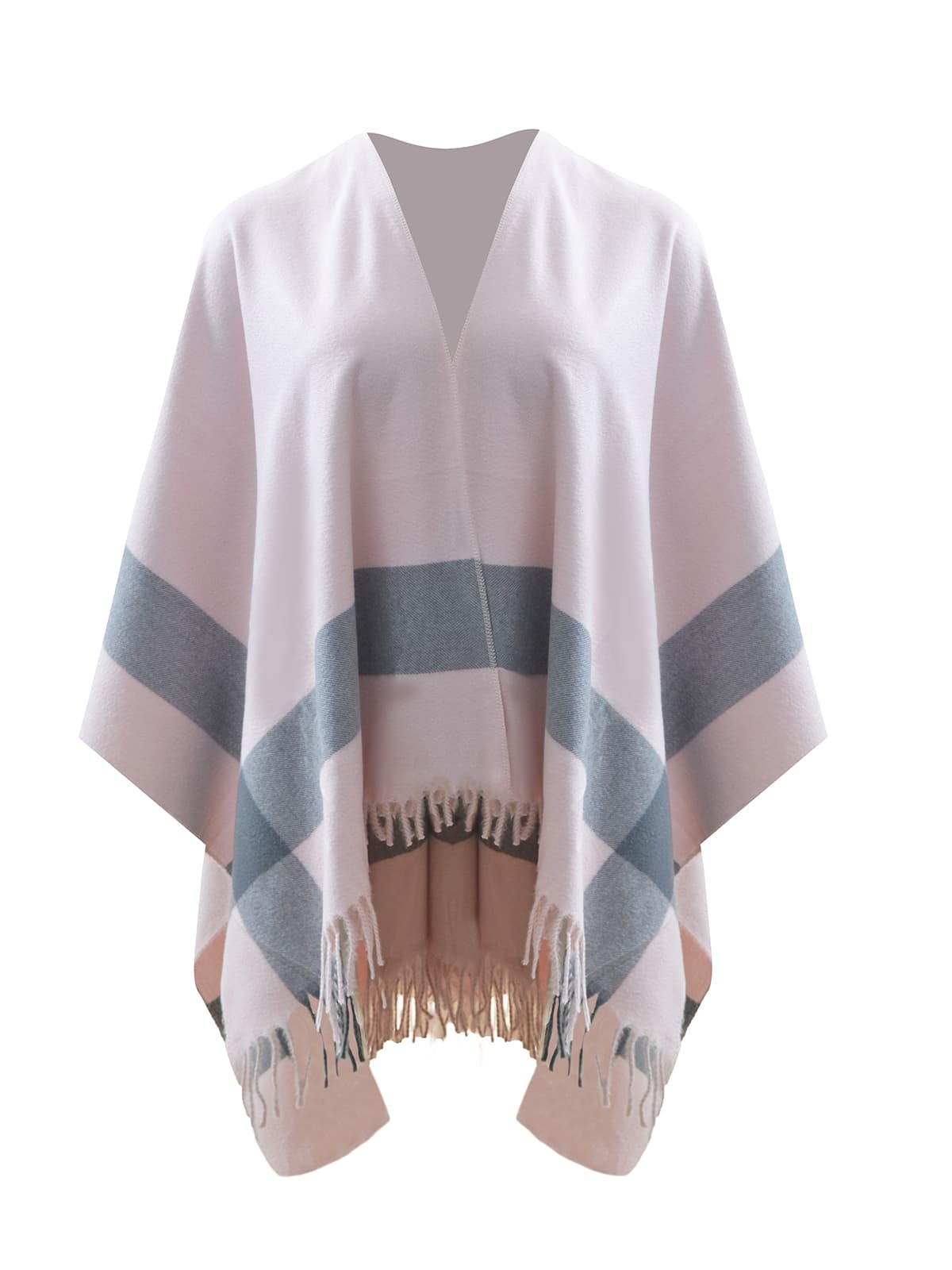 Women's Ponchos Mat Fashion Pink