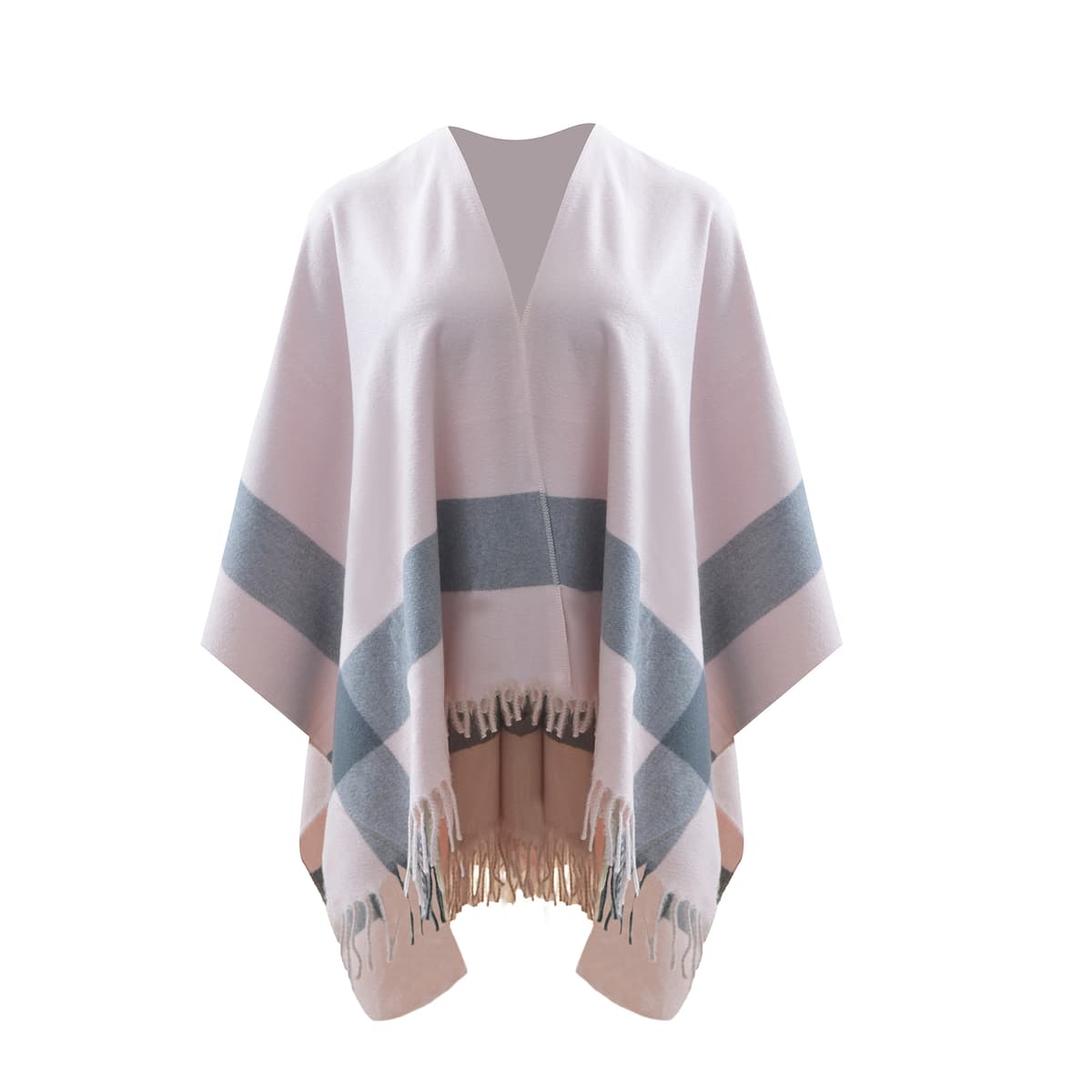 Women's Ponchos Mat Fashion Pink