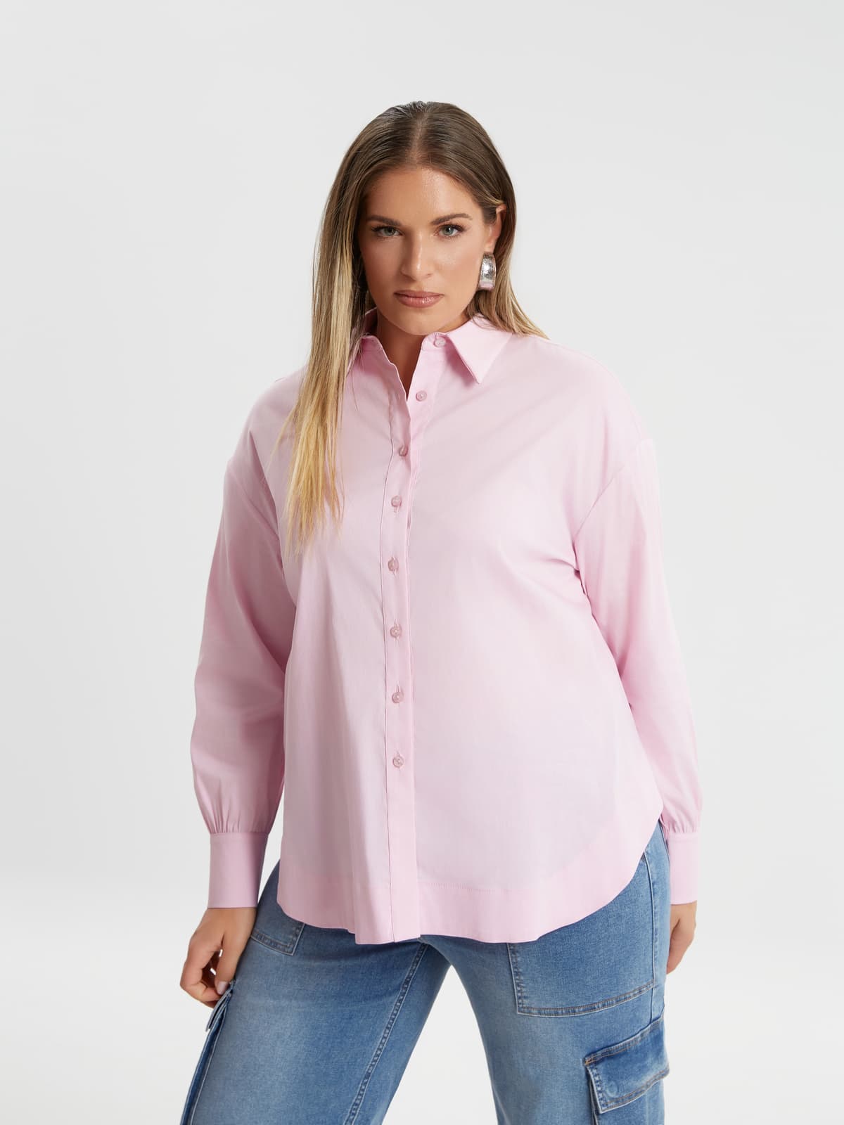 Women's Shirts Mat Fashion Pink