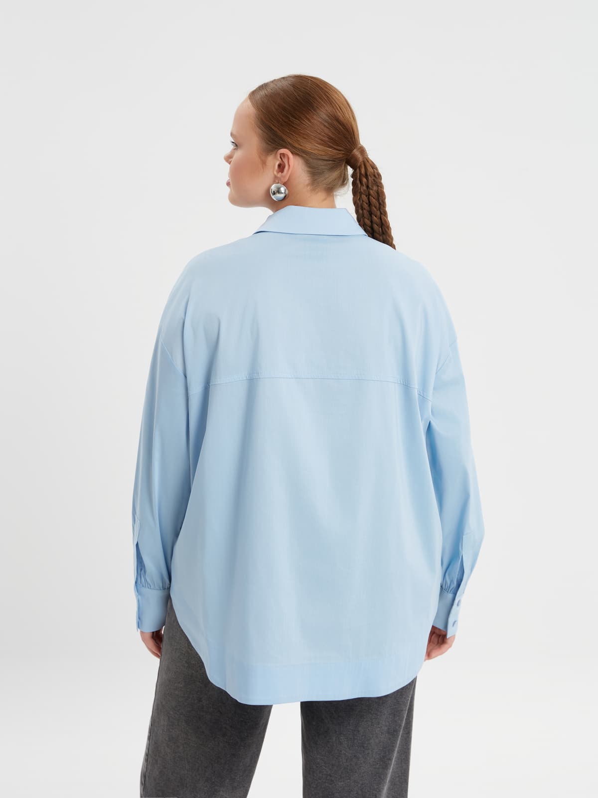 Women's Shirts Mat Fashion Blue