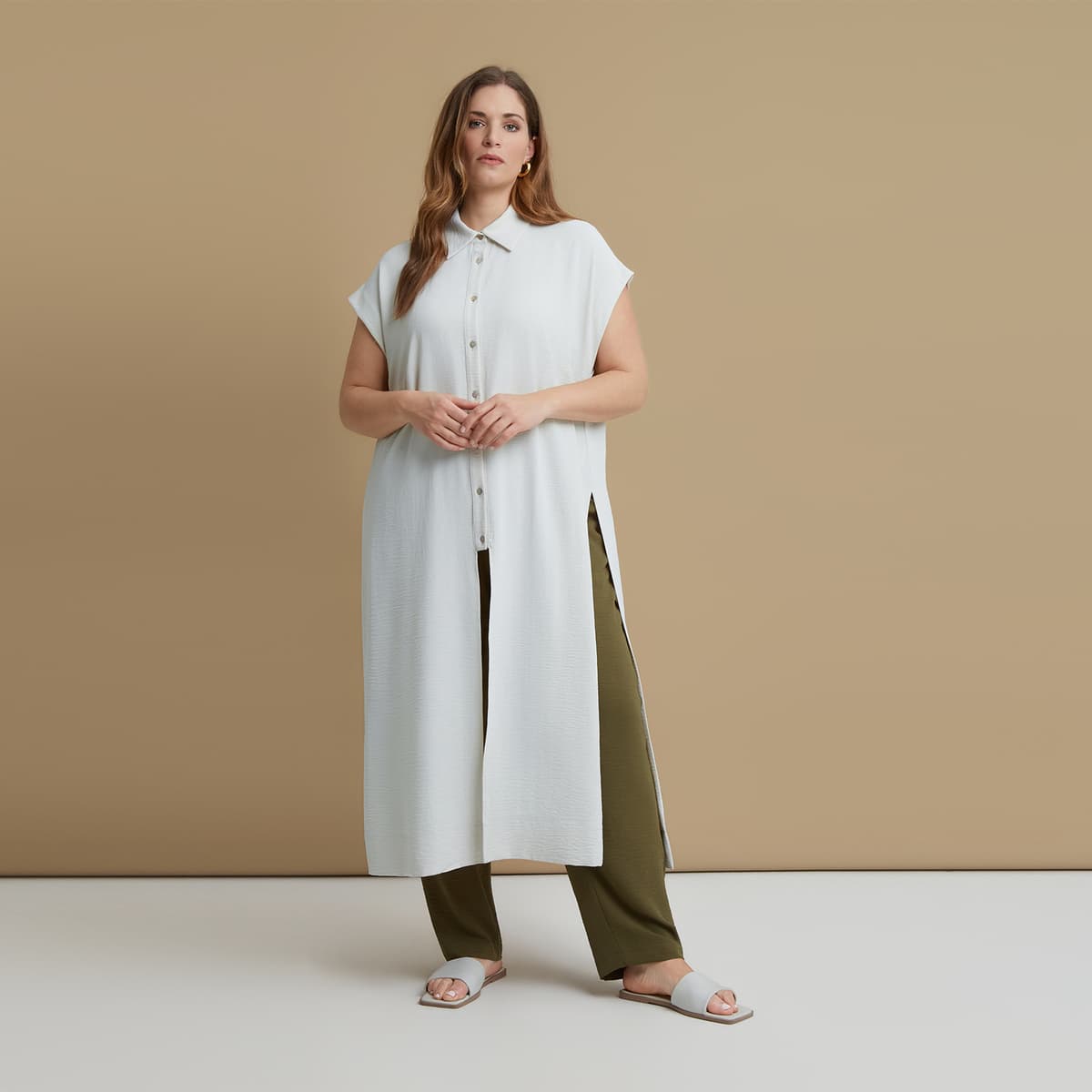 Κοντομάνικη πουκαμίσα airwashed κρεπ