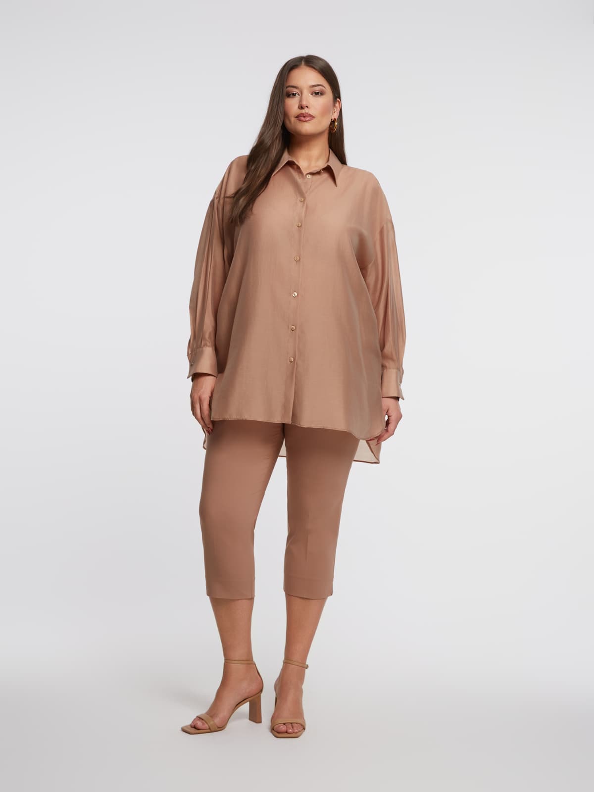 Women's Shirts Mat Fashion Beige