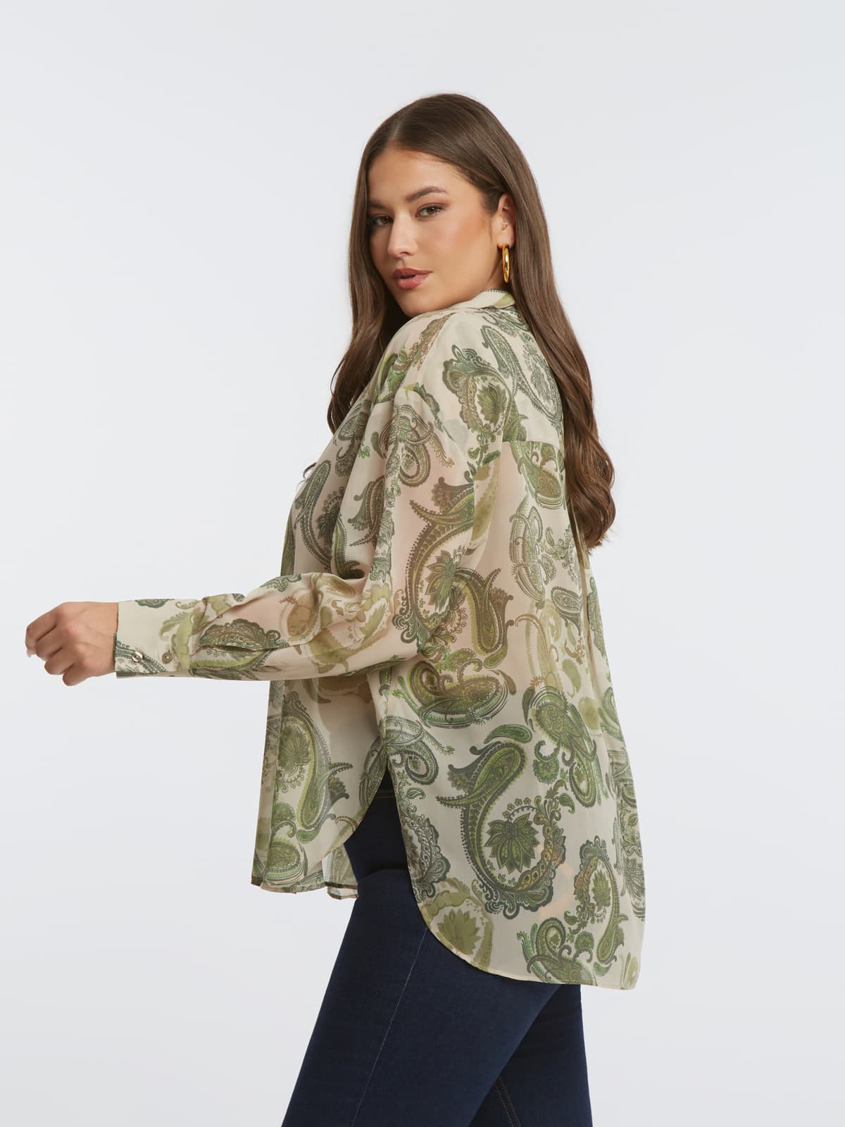 Women's Shirts Mat Fashion Beige