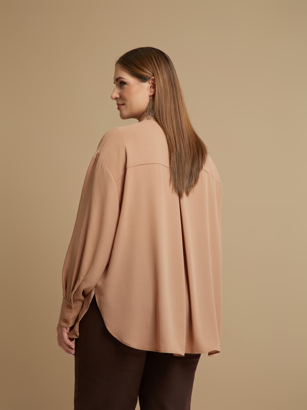 Women's Shirts Mat Fashion Beige