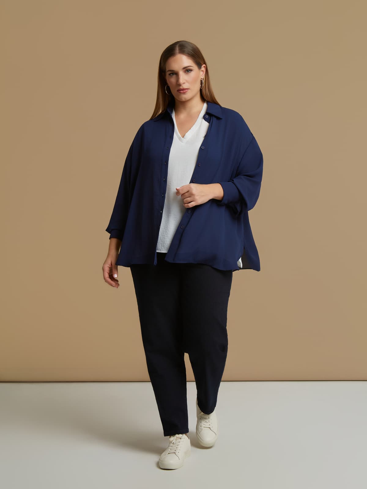 Women's Shirts Mat Fashion Blue