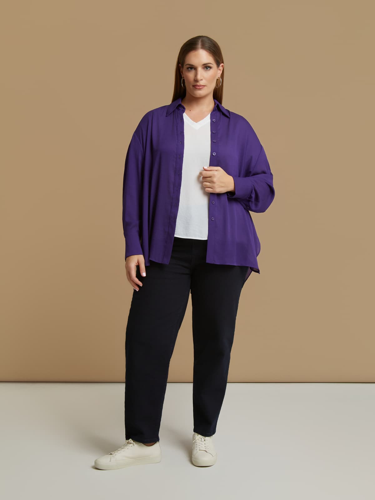 Women's Shirts Mat Fashion Purple