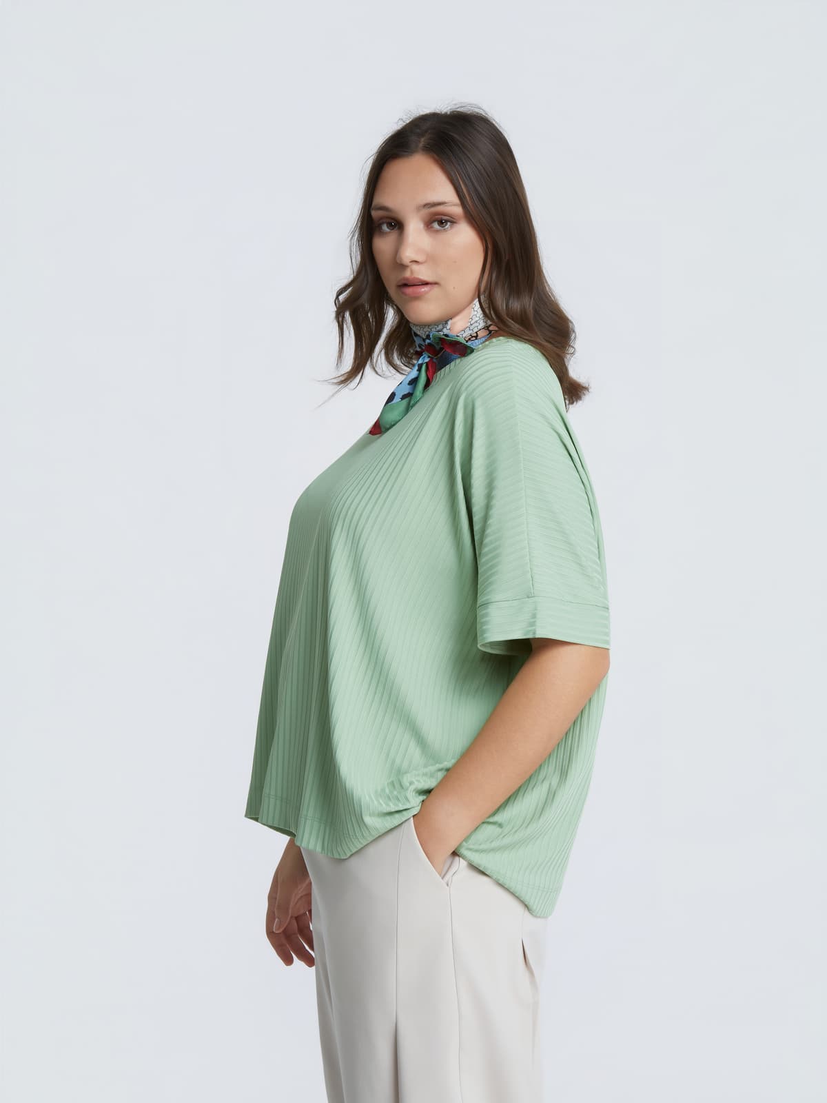 Women's T-Shirts Mat Fashion Green