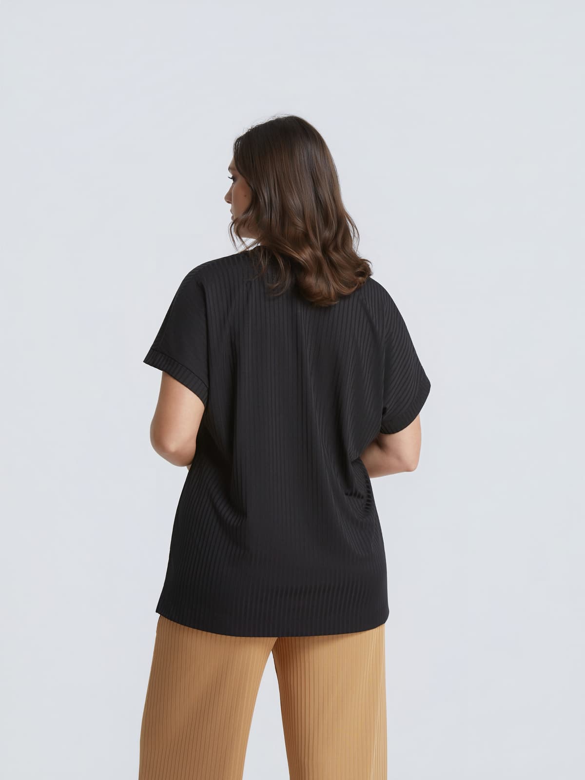 Women's T-Shirts Mat Fashion Black