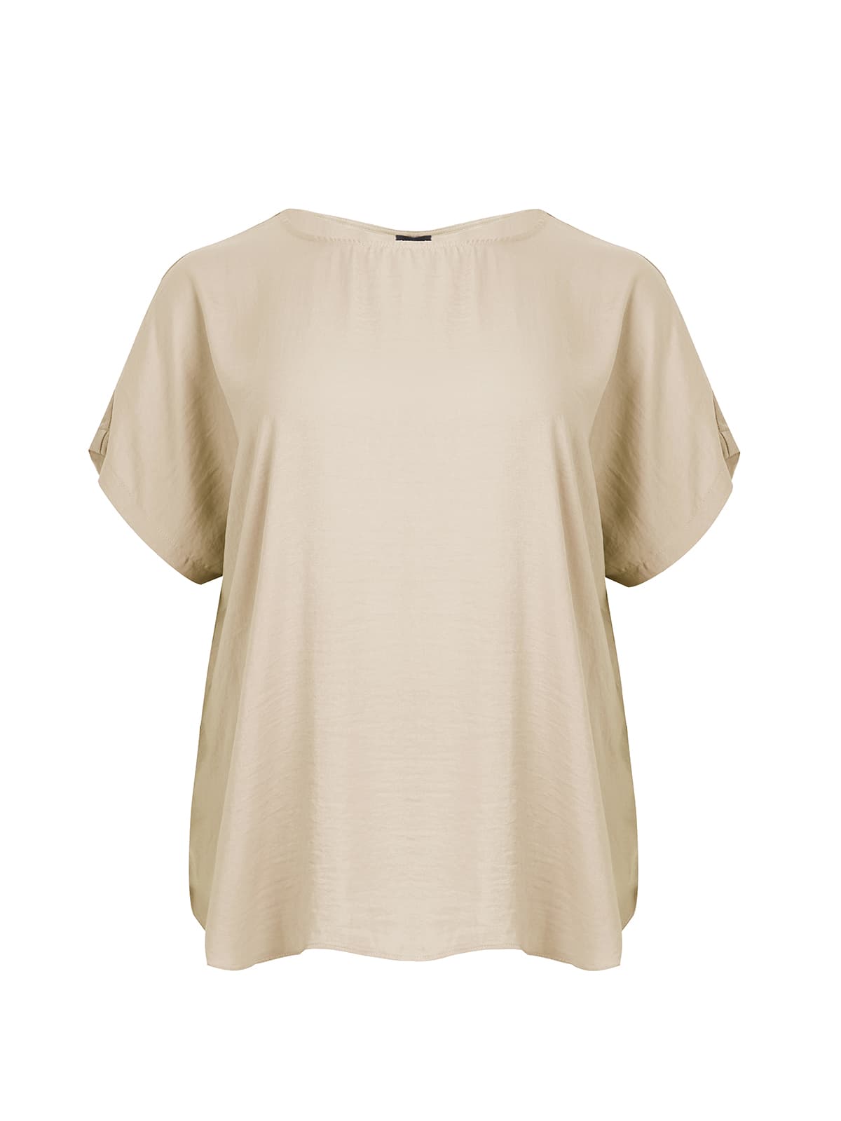 Women's T-Shirts Mat Fashion Beige