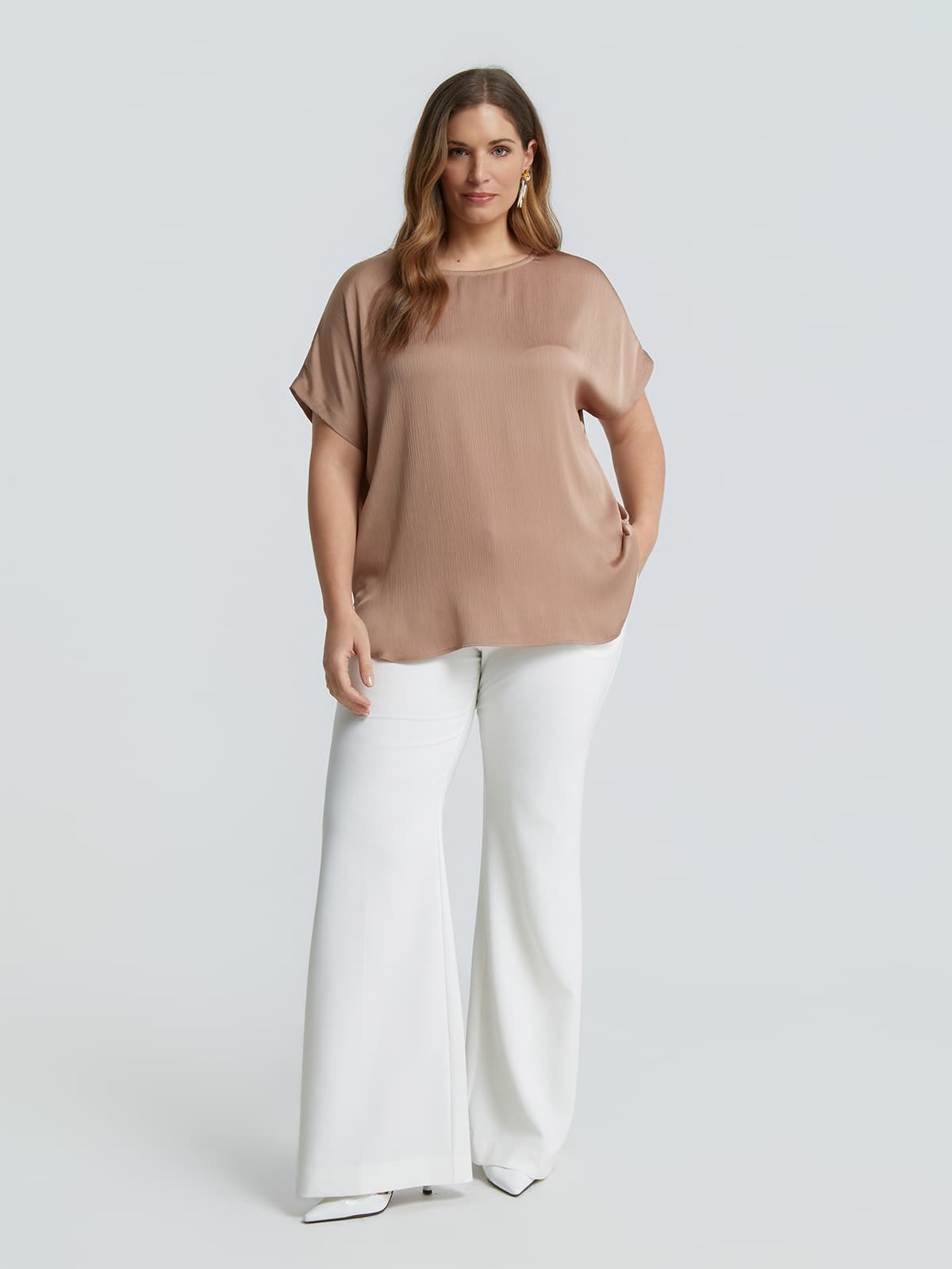 Women's Blouses Mat Fashion Gold