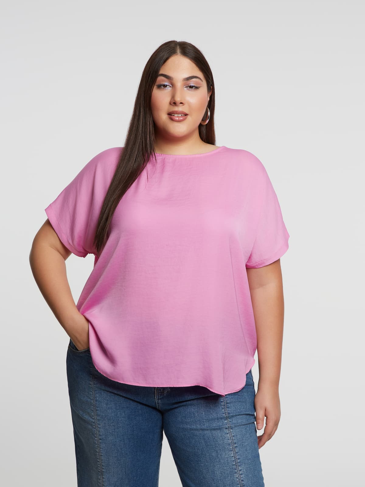 Women's Blouses Mat Fashion Pink