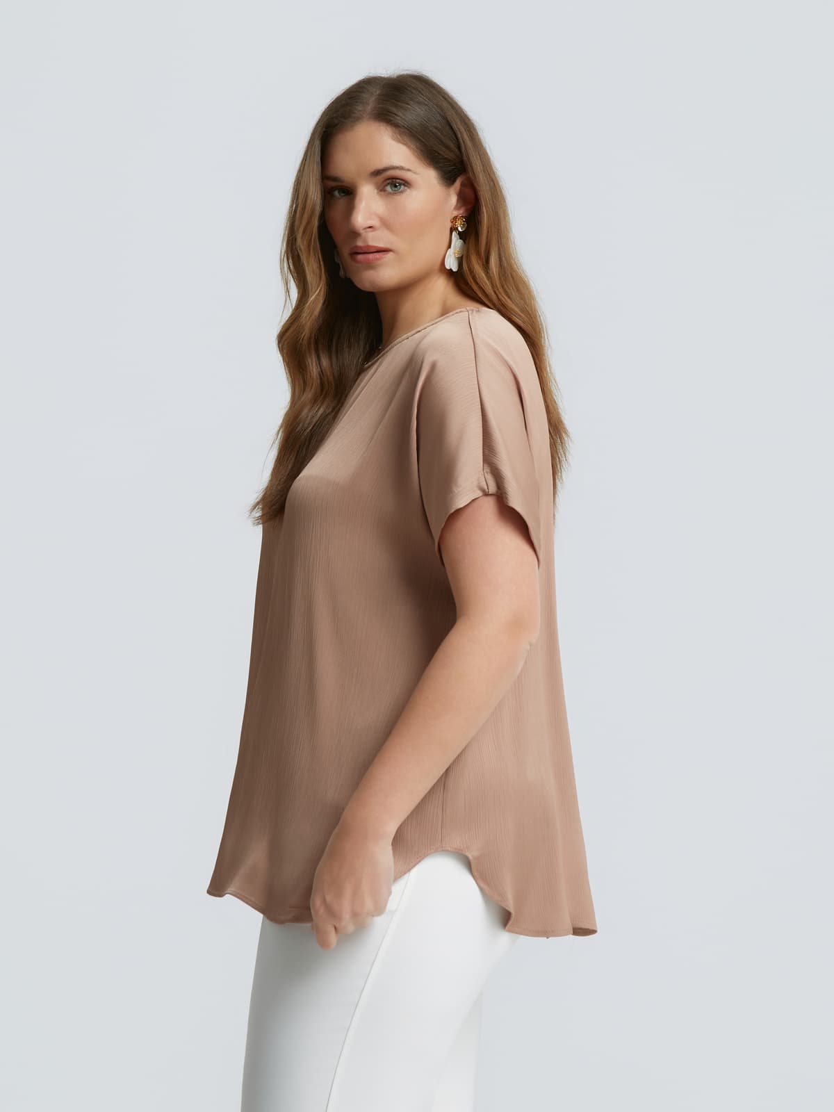 Women's Blouses Mat Fashion Gold