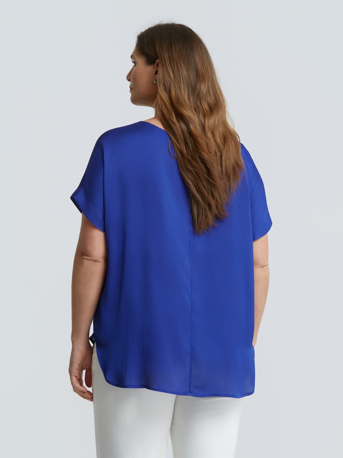 Women's Blouses Mat Fashion Blue