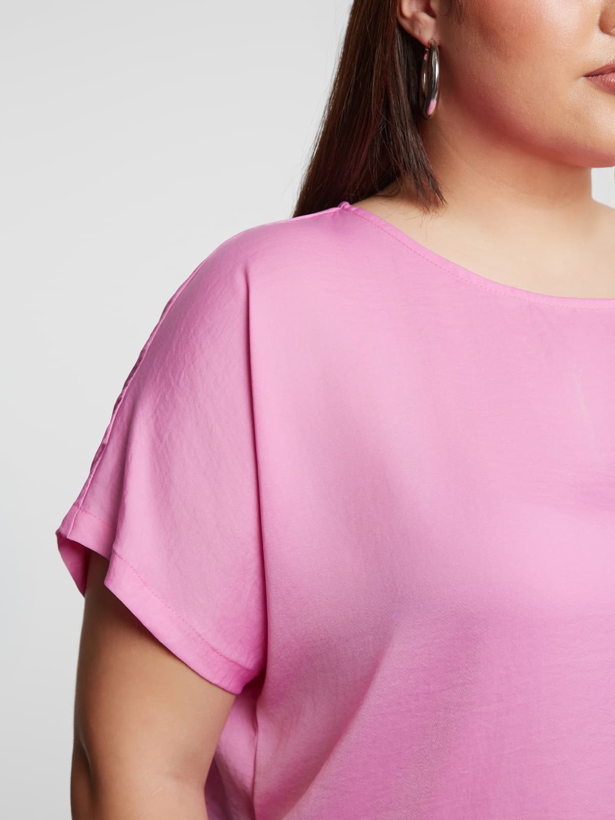 Women's Blouses Mat Fashion Pink