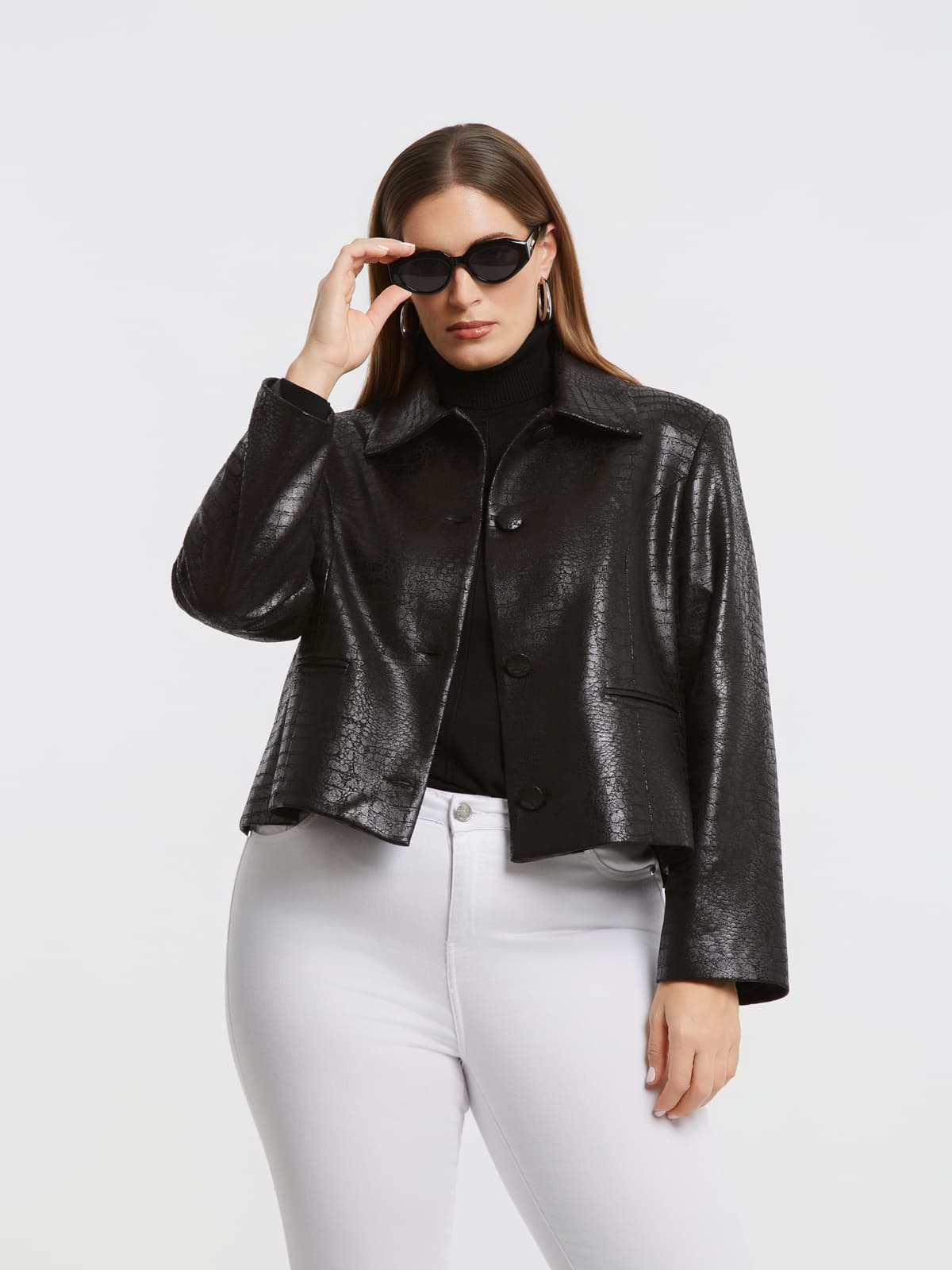 Women's Jackets & Coats Mat Fashion Black