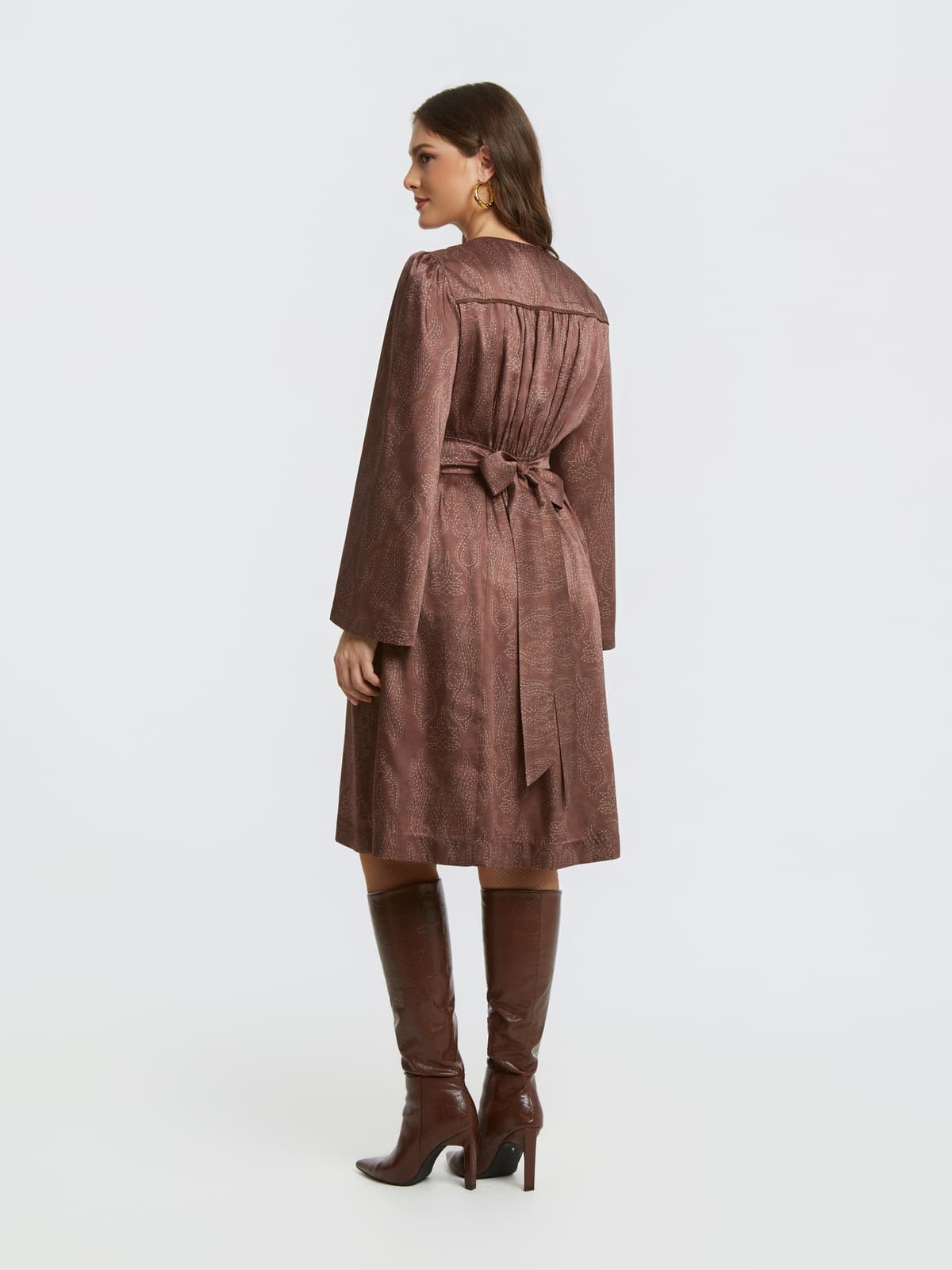 Women's Dresses Mat Fashion Brown