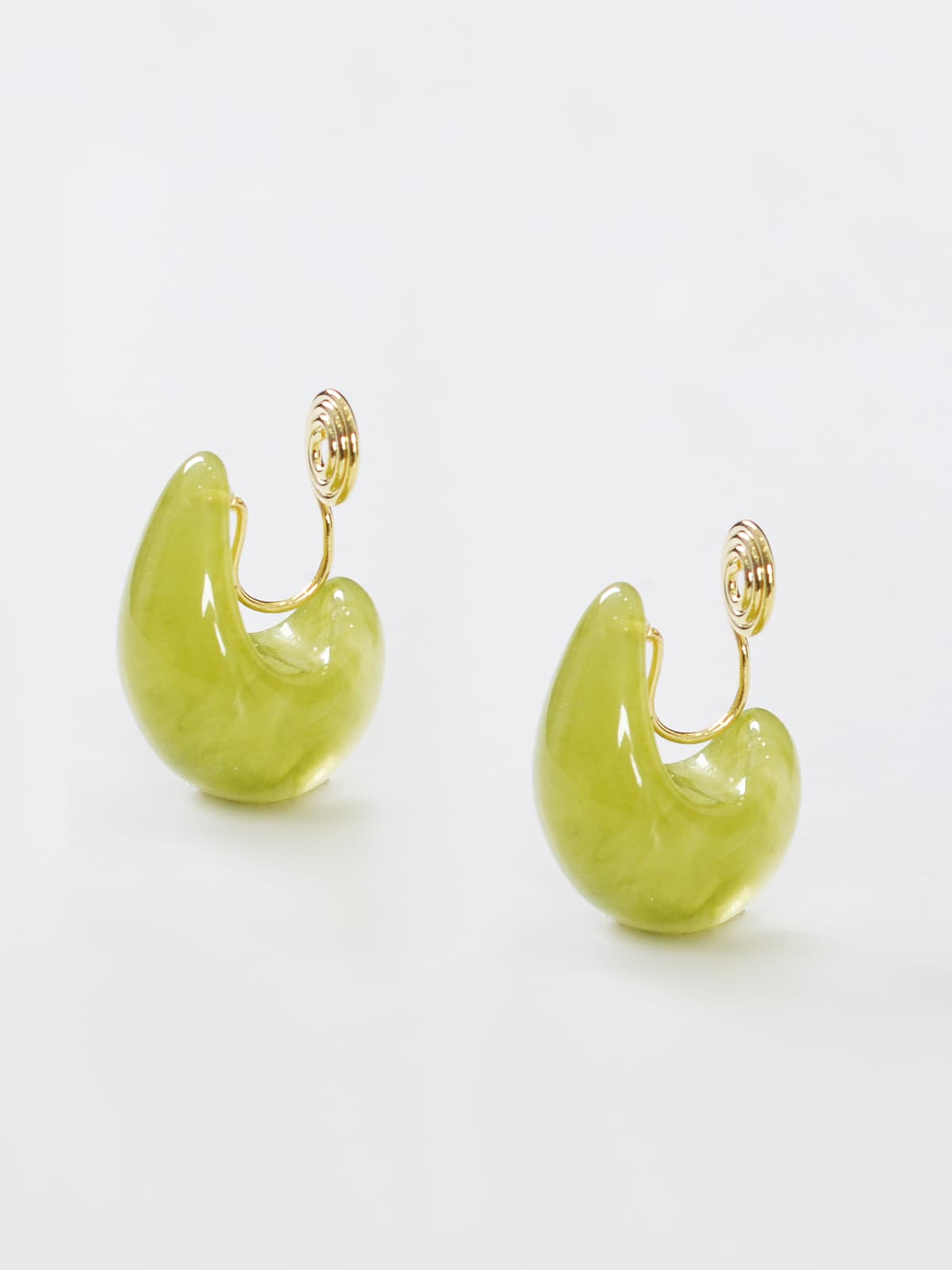 Women's Earrings Mat Fashion Green