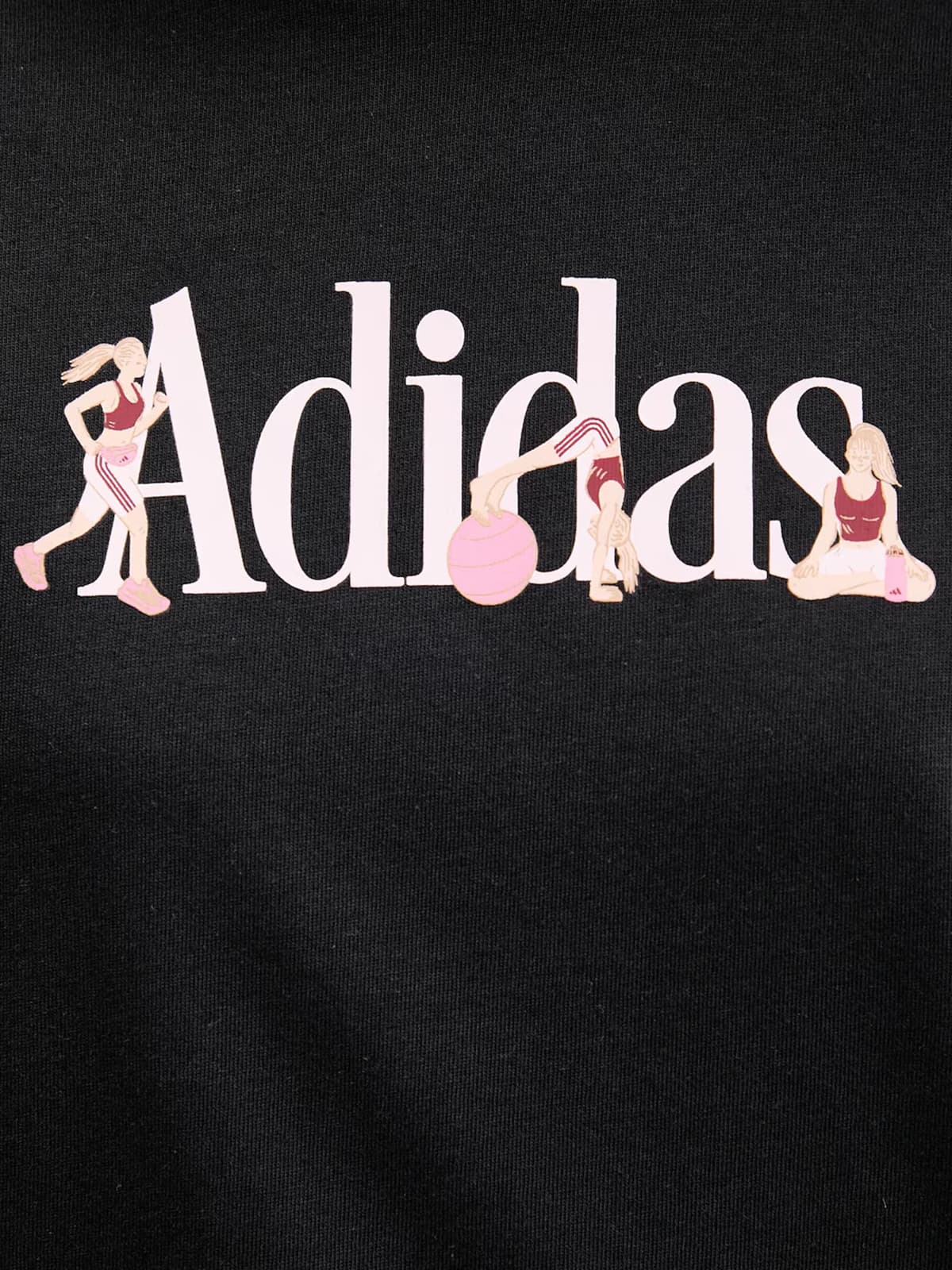 Women's T-Shirts Adidas Black
