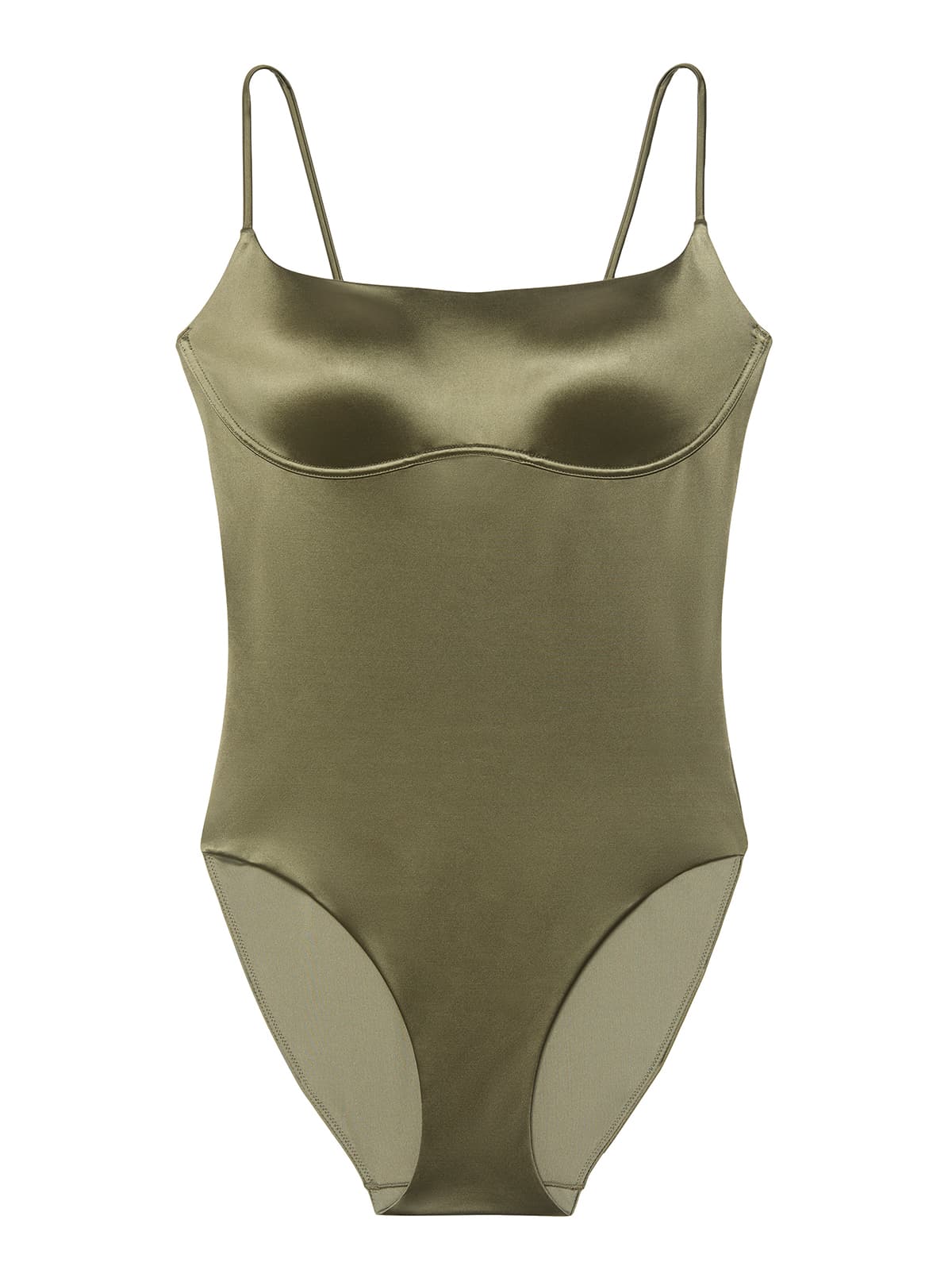 Women's One-Piece Swimsuits Calvin Klein Green