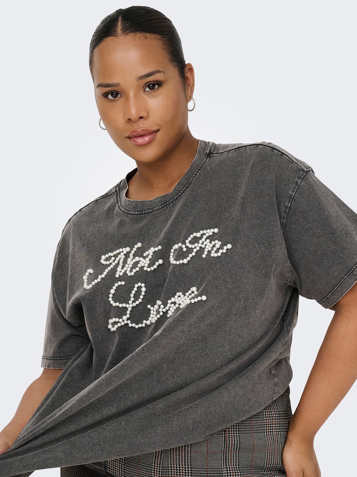 Women's T-Shirts Only Carmakoma Black