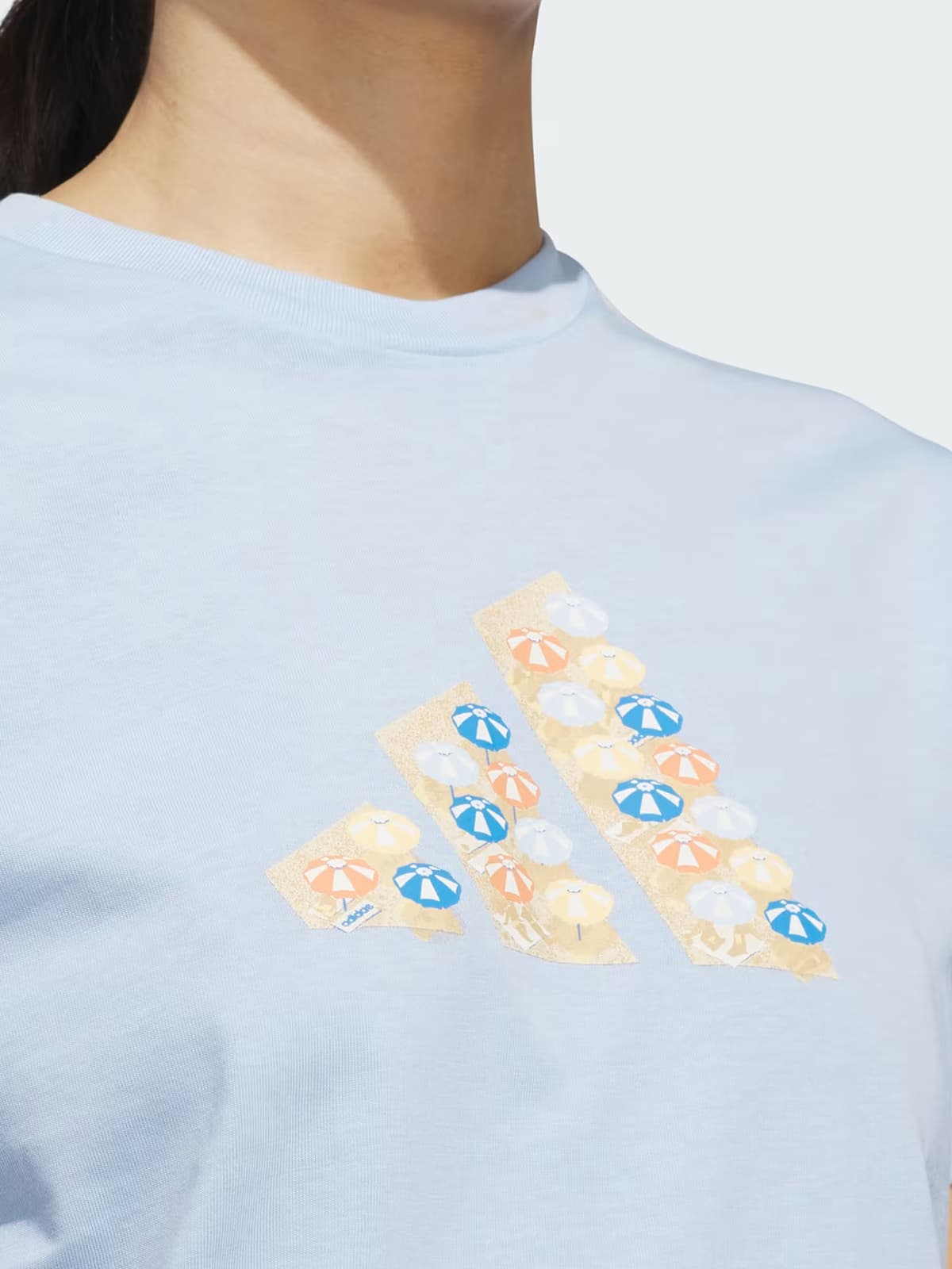 Women's T-Shirts Adidas Blue