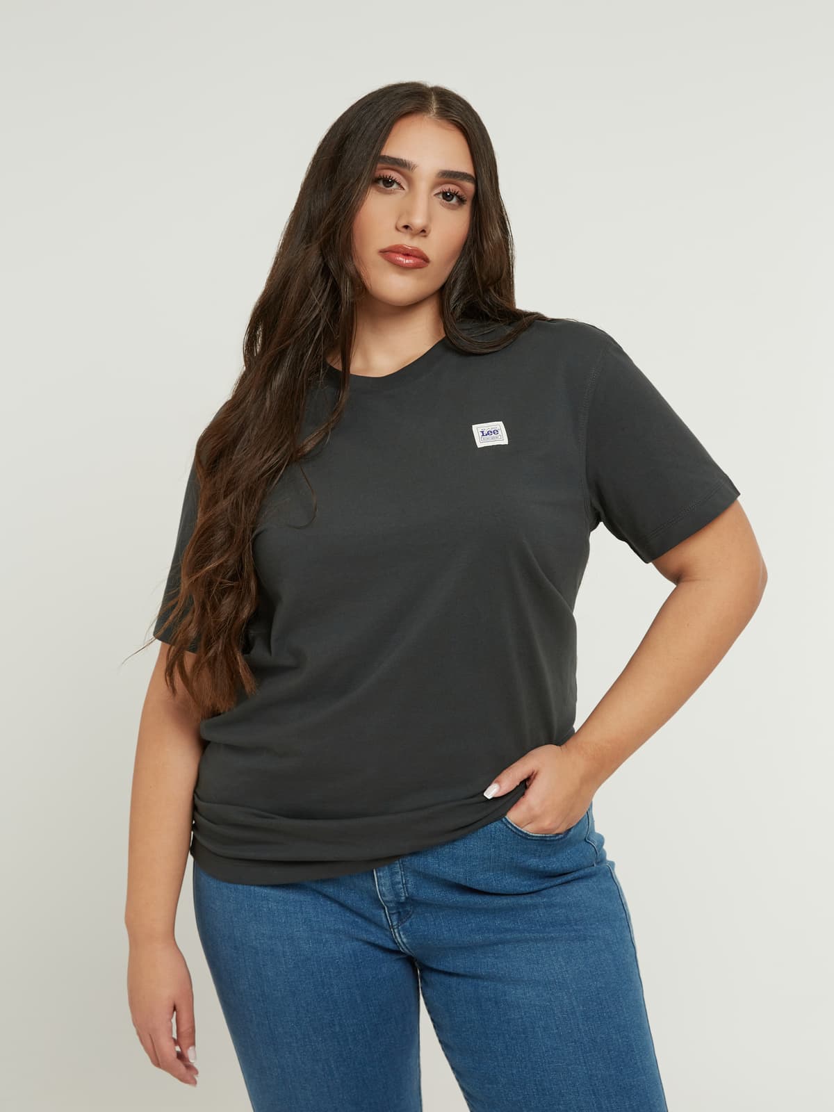 Women's T-Shirts Lee Black