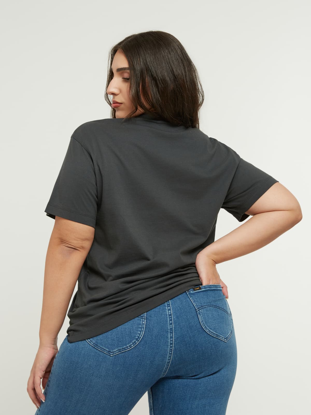 Women's T-Shirts Lee Black