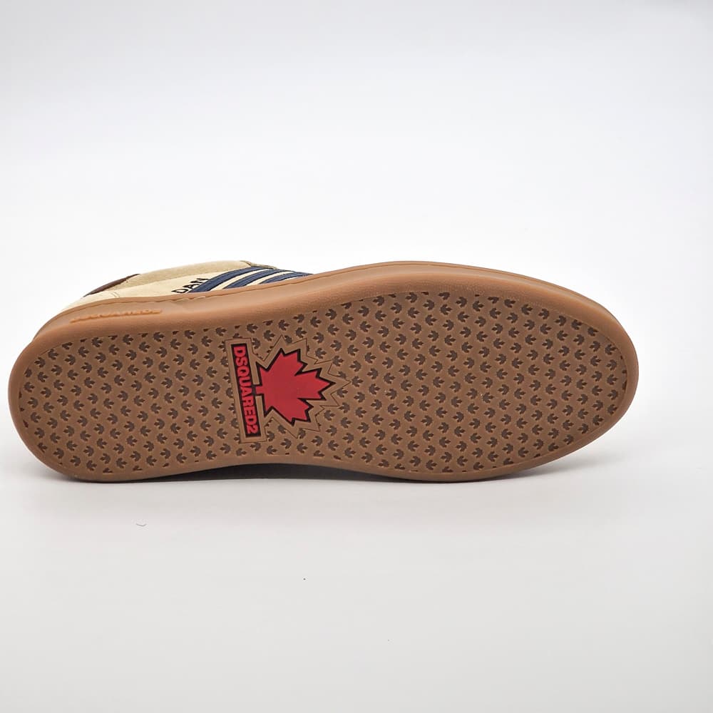 Ανδρικά Δερμάτινα Boxer Sneakers Μπεζ Dsquared2 W24SNM036414170001-M2969