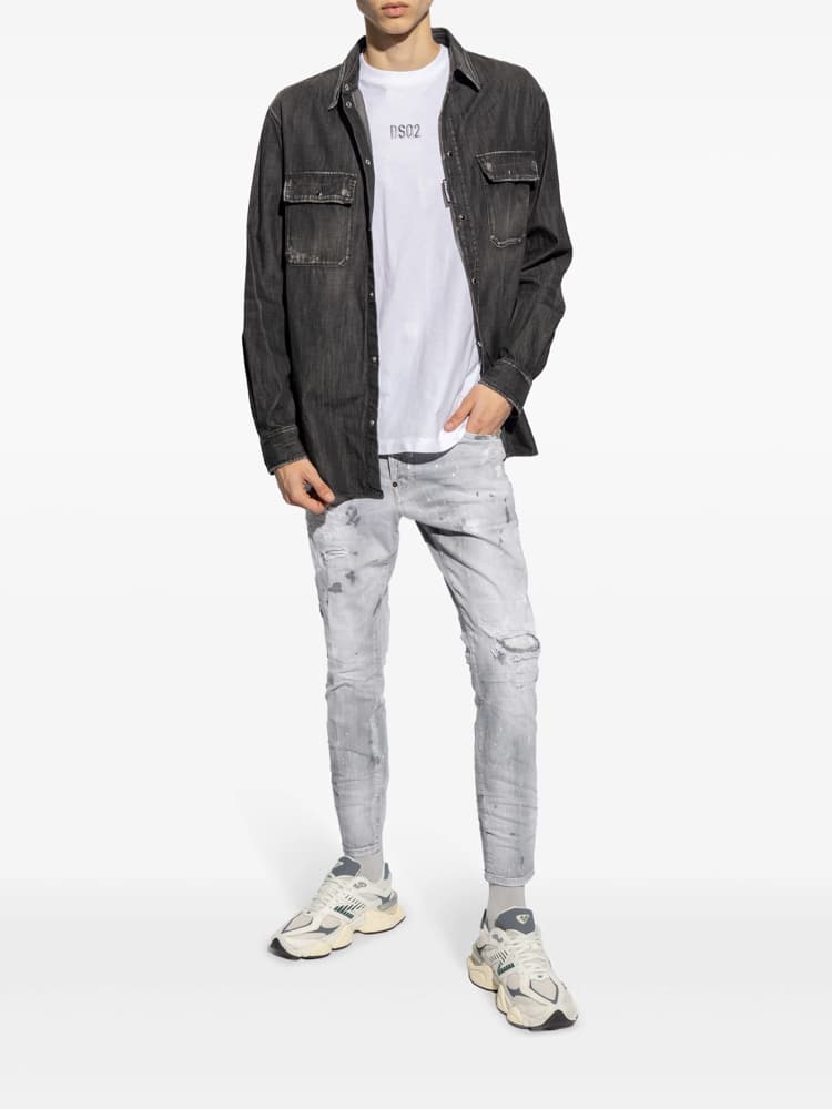 Ανδρικό Skater Τζιν Γκρι Dsquared2 S74LB1598S30260-852