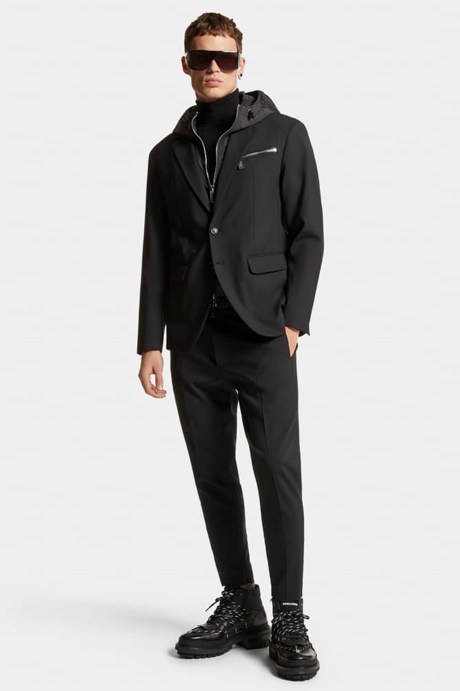 Ανδρικό Παντελόνι Μαύρο Dsquared2 S74KB0972S40320-900